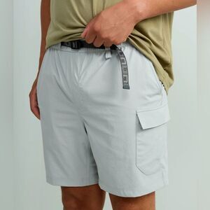Huk CREEKBED CARGO SHORT harbor Mist size M NWT in packaging